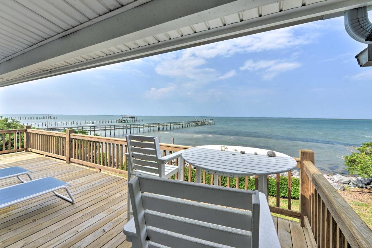 Waterfront Harkers Island Home Sunset View And Dock Экстерьер фото