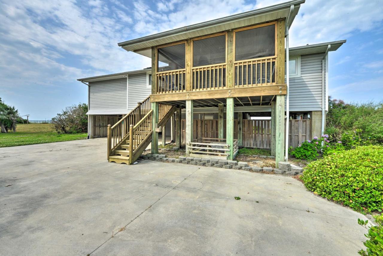 Waterfront Harkers Island Home Sunset View And Dock Экстерьер фото