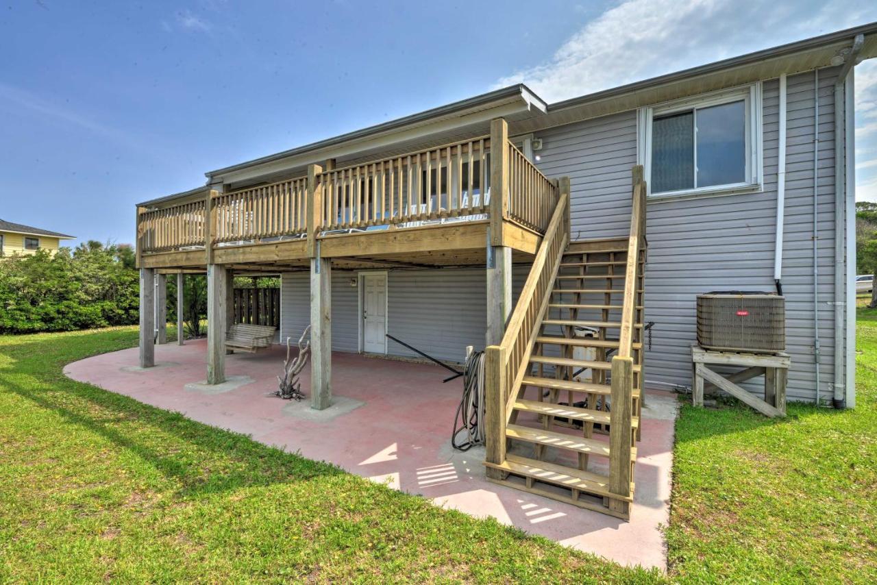 Waterfront Harkers Island Home Sunset View And Dock Экстерьер фото